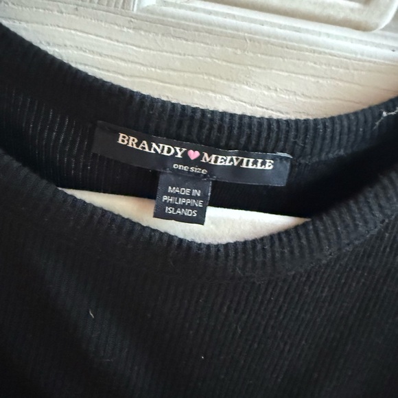 Black Brandy Melville mini dress - Picture 2 of 3